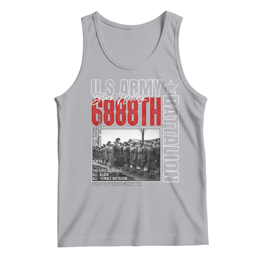 6888th Battalion Tank Top The First And Only All Black Female Battalion Black History Month TS11 Athletic Heather Print Your Wear
