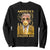 Funny Trump 2025 American's Golden Age Sweatshirt Trump Bubble Gum Gold American Flag TS11 Black Print Your Wear