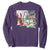 Funny Mardi Gras Louisiana Sweatshirt I Just Want To Be Loved Bayou Crawfish Beads TS11 Purple Print Your Wear