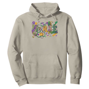 Funny Mardi Gras Nurse Krewe Healthcare Hoodie TS11 Sand Print Your Wear