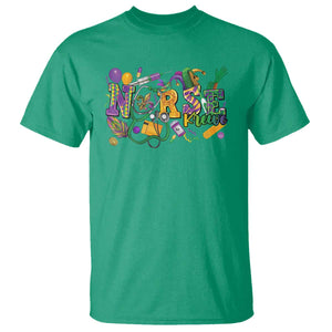 Funny Mardi Gras Nurse Krewe Healthcare T Shirt TS11 Irish Green Print Your Wear