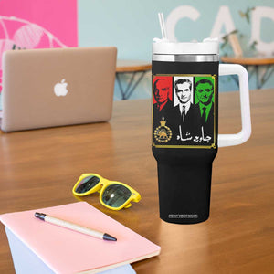 Pahlavi Kings of Iran Tumbler With Handle Javid Shah Long live the King TS11 Print Your Wear