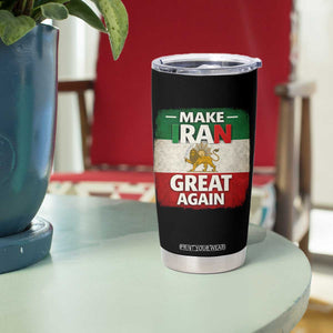 Make Iran Great Again Tumbler Cup MIGA Vintage Persian Lion Flag TS11 Print Your Wear
