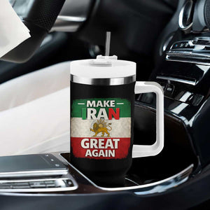 Make Iran Great Again Tumbler With Handle MIGA Vintage Persian Lion Flag TS11 Print Your Wear