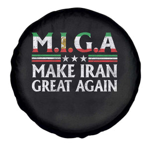 Make Iran Great Again Spare Tire Cover MIGA Emblem Of Iran Persian Lion Flag TS11 Print Your Wear