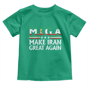 Make Iran Great Again Toddler T Shirt MIGA Emblem Of Iran Persian Lion Flag TS11 Irish Green Print Your Wear