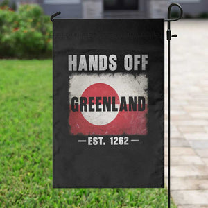 Hands Off Greenland Garden Flag Greenland EST 1262 Political Protest TS11 Print Your Wear
