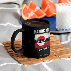 Hands Off Greenland Coffee Mug Greenland EST 1262 Political Protest TS11 Print Your Wear