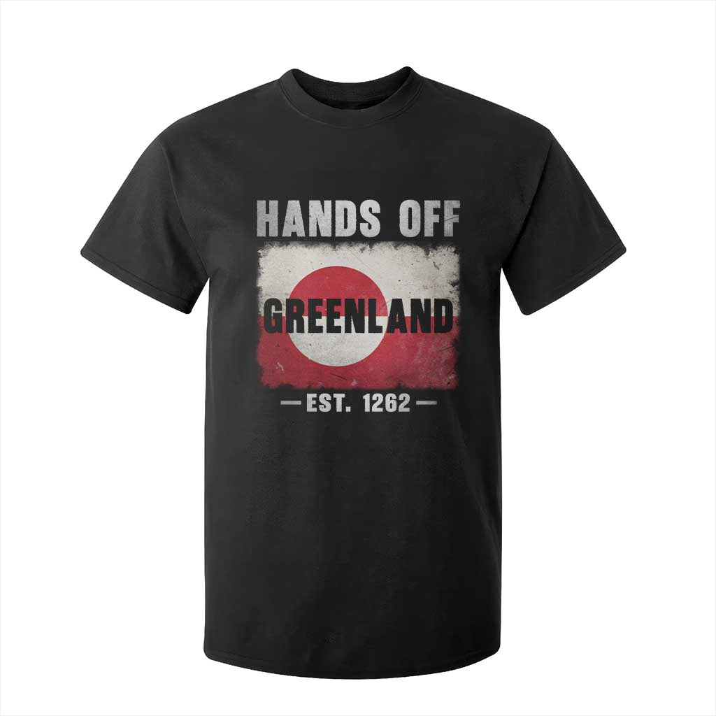 Hands Off Greenland T Shirt For Kid Greenland EST 1262 Political Protest TS11 Black Print Your Wear