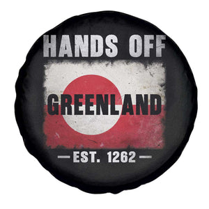 Hands Off Greenland Spare Tire Cover Greenland EST 1262 Political Protest TS11 Print Your Wear