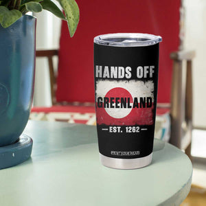 Hands Off Greenland Tumbler Cup Greenland EST 1262 Political Protest TS11 Print Your Wear