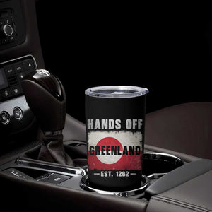 Hands Off Greenland Tumbler Cup Greenland EST 1262 Political Protest TS11 Print Your Wear
