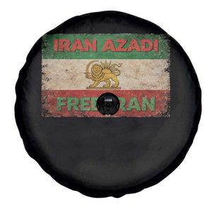 Iran Azadi Lion Sun Sword Flag Free Iran Revolution Spare Tire Cover TS11 Print Your Wear