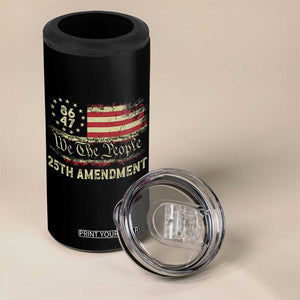8647 Resist 25th Amendment 4 in 1 Can Cooler Tumbler Vintage American Flag TS11 Print Your Wear
