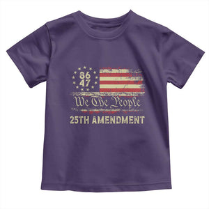 8647 Resist 25th Amendment Toddler T Shirt Vintage American Flag TS11 Purple Print Your Wear