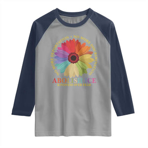 Abolish Ice Raglan Shirt No More Deportation No More Discrimmination Kindness Over Fear TS11 Sport Gray Navy Print Your Wear