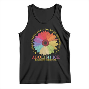 Abolish Ice Tank Top No More Deportation No More Discrimmination Kindness Over Fear TS11 Black Print Your Wear
