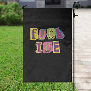 Fck Ice Garden Flag Immigration Activist Magazine Cutout Paper Graphic TS11 Print Your Wear