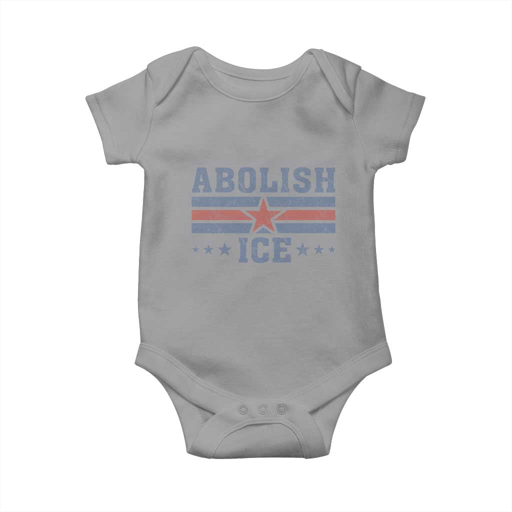 Abolish Ice Baby Onesie Resist Support Immigrants Refugees TS11 Sport Gray Print Your Wear