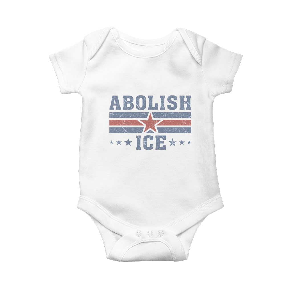 Abolish Ice Baby Onesie Resist Support Immigrants Refugees TS11 White Print Your Wear