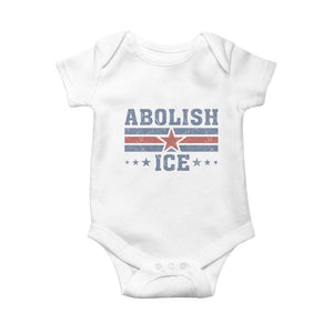 Abolish Ice Baby Onesie Resist Support Immigrants Refugees TS11 White Print Your Wear