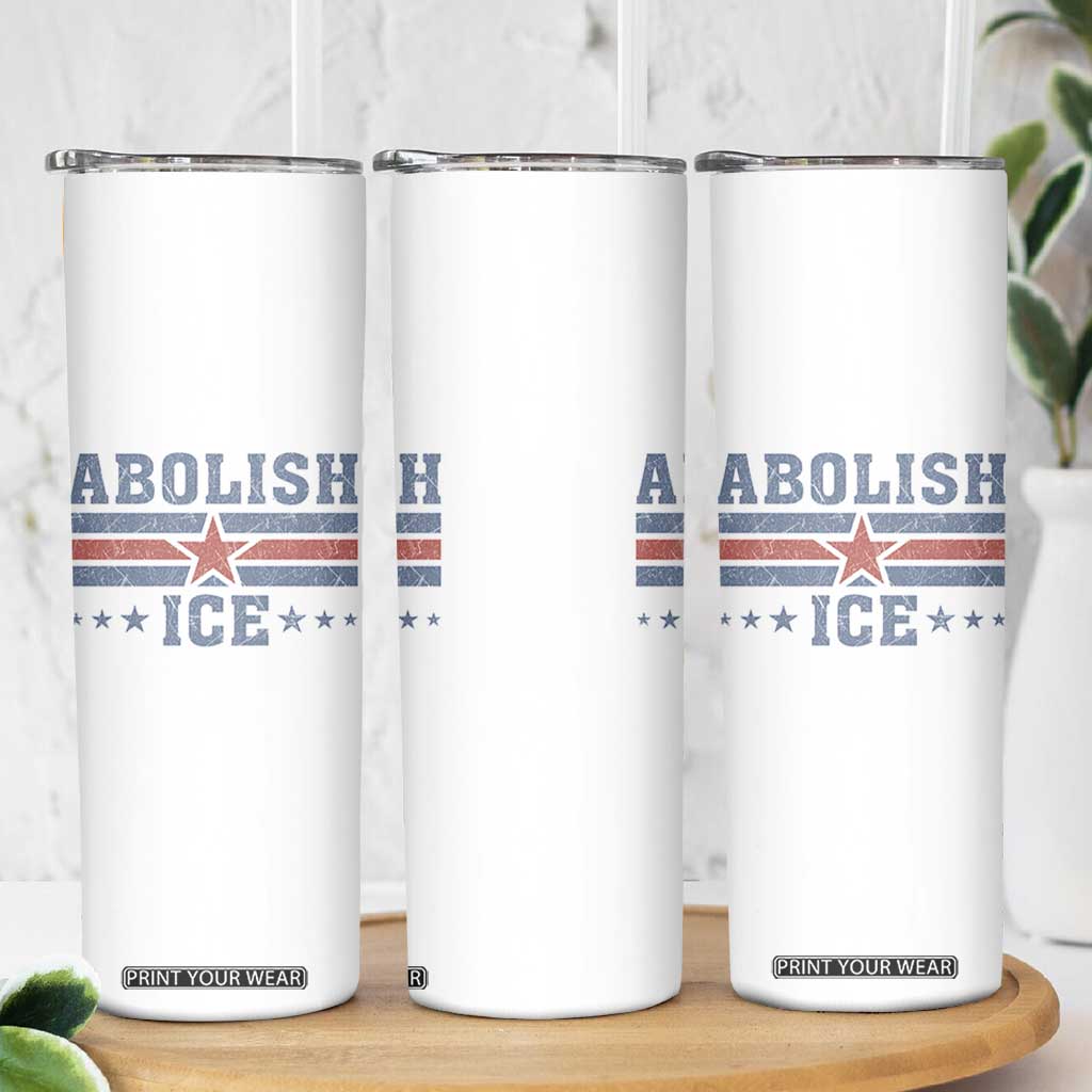 Abolish Ice Skinny Tumbler Resist Support Immigrants Refugees TS11 Print Your Wear