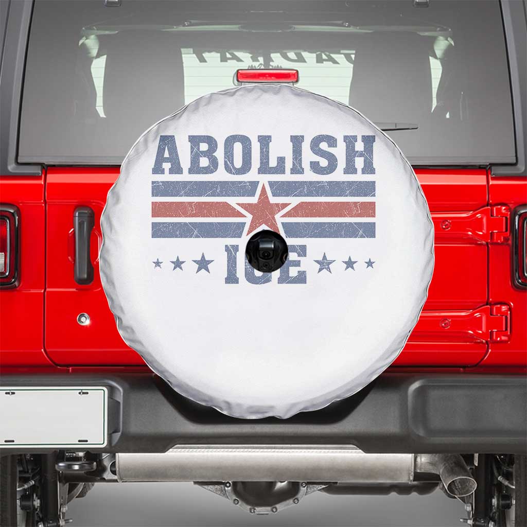 Abolish Ice Spare Tire Cover Resist Support Immigrants Refugees TS11 White Print Your Wear