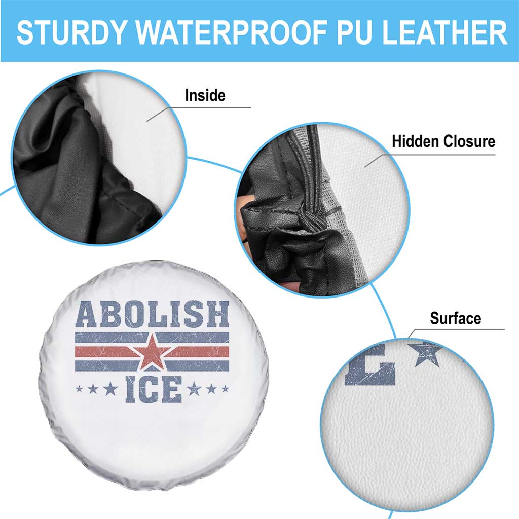 Abolish Ice Spare Tire Cover Resist Support Immigrants Refugees TS11 Print Your Wear