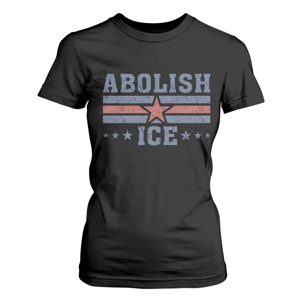 Abolish Ice T Shirt For Women Resist Support Immigrants Refugees TS11 Black Print Your Wear