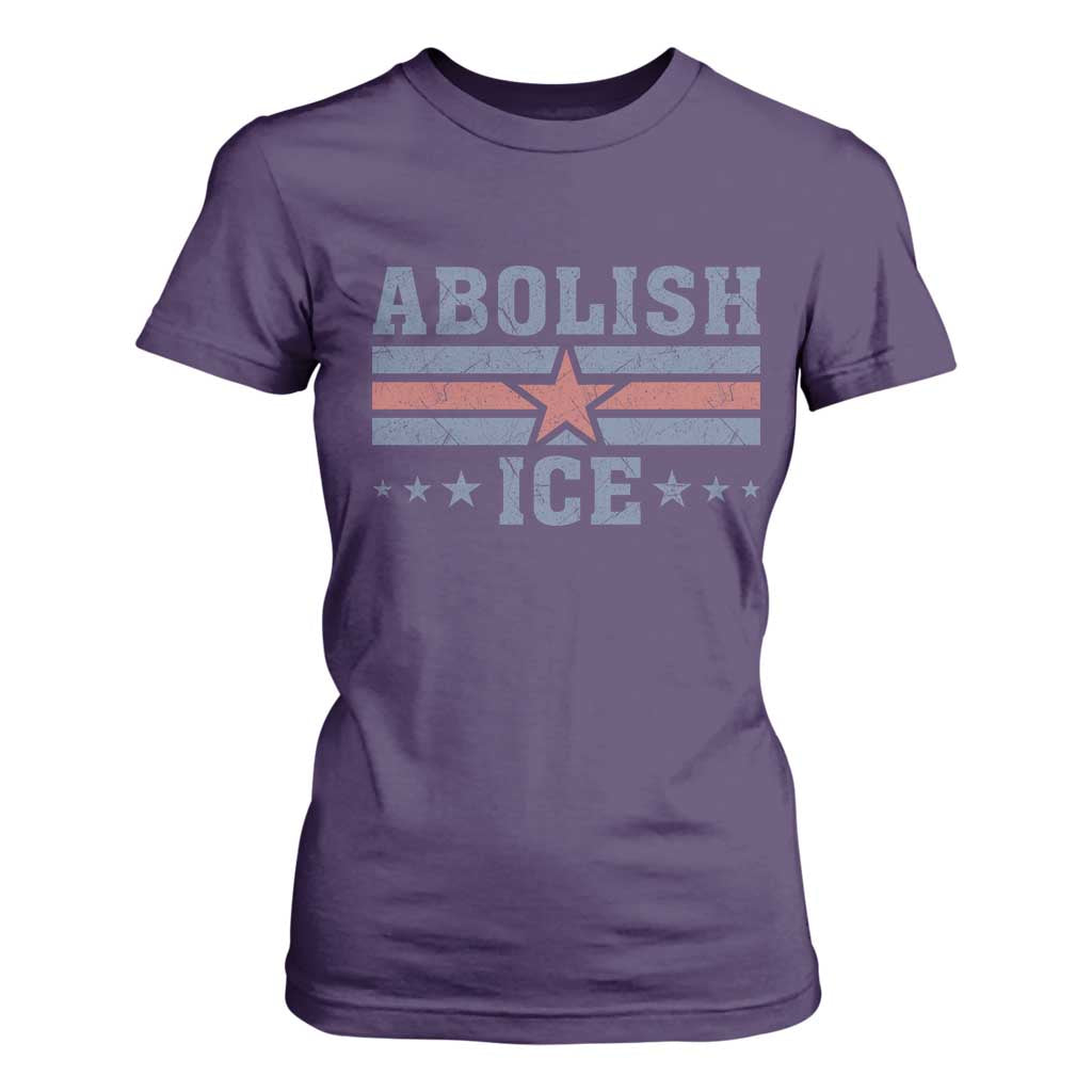 Abolish Ice T Shirt For Women Resist Support Immigrants Refugees TS11 Purple Print Your Wear