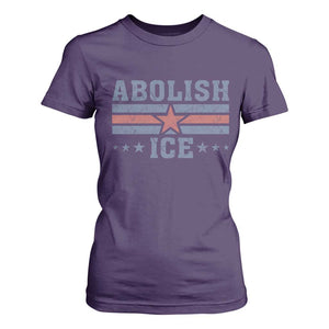 Abolish Ice T Shirt For Women Resist Support Immigrants Refugees TS11 Purple Print Your Wear