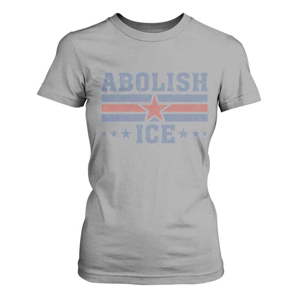 Abolish Ice T Shirt For Women Resist Support Immigrants Refugees TS11 Sport Gray Print Your Wear