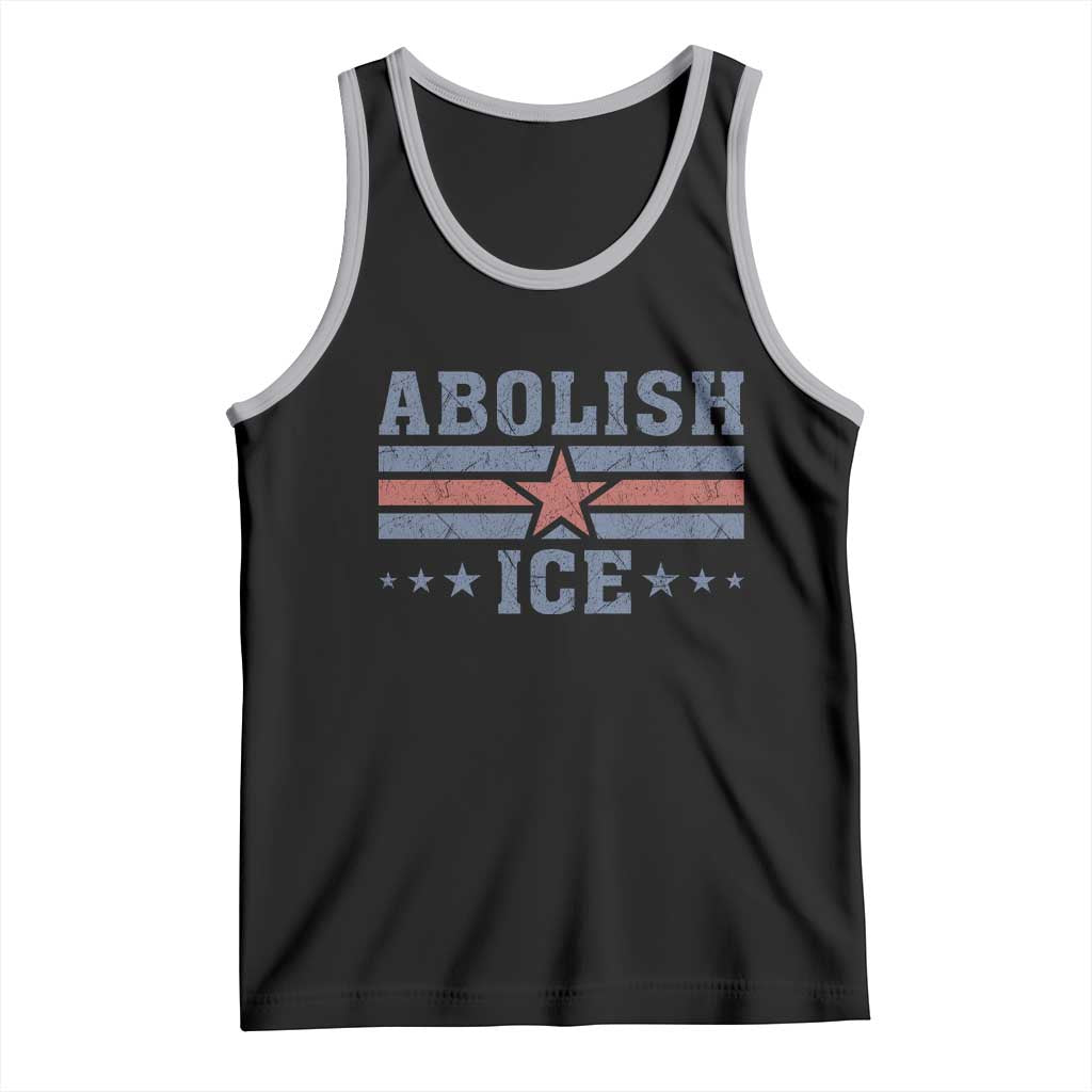 Abolish Ice Tank Top Resist Support Immigrants Refugees TS11 Black Athletic Heather Print Your Wear