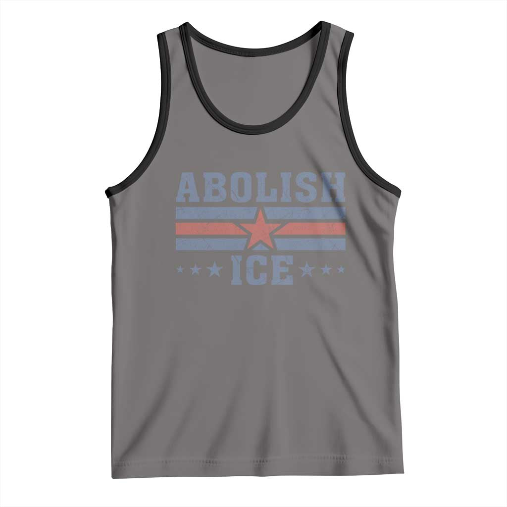 Abolish Ice Tank Top Resist Support Immigrants Refugees TS11 Deep Heather Black Print Your Wear