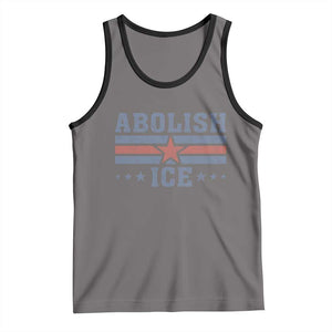 Abolish Ice Tank Top Resist Support Immigrants Refugees TS11 Deep Heather Black Print Your Wear
