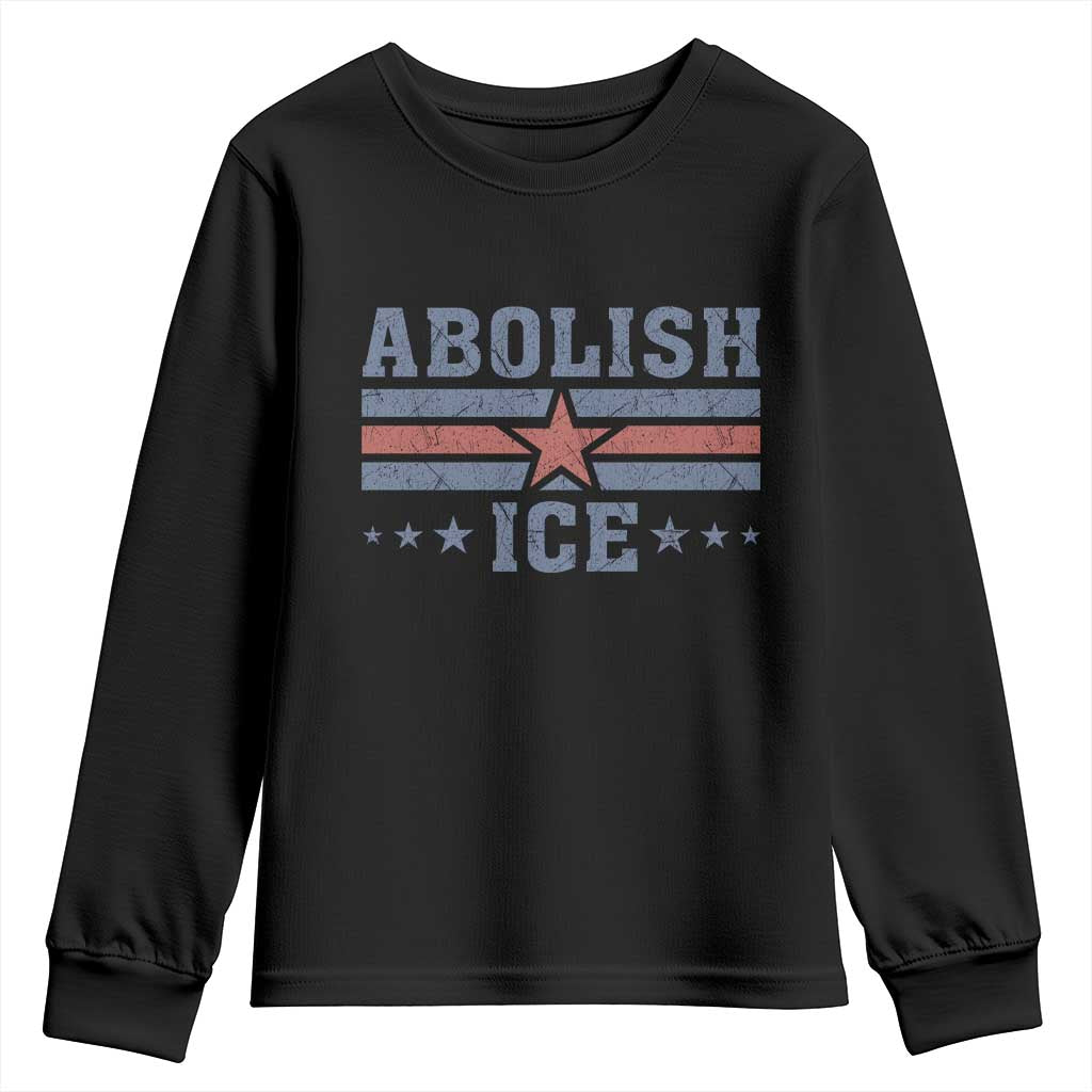 Abolish Ice Youth Sweatshirt Resist Support Immigrants Refugees TS11 Black Print Your Wear