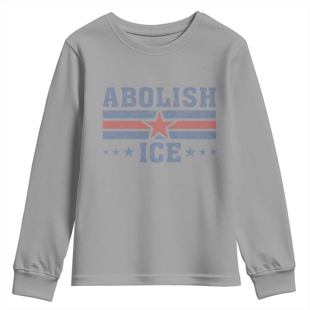 Abolish Ice Youth Sweatshirt Resist Support Immigrants Refugees TS11 Sport Gray Print Your Wear