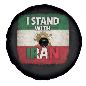 I Stand With Iran Spare Tire Cover Free Iran Support Persian Lion Flag TS11 Print Your Wear