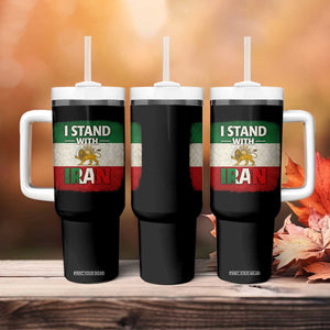 I Stand With Iran Tumbler With Handle Free Iran Support Persian Lion Flag TS11 Print Your Wear
