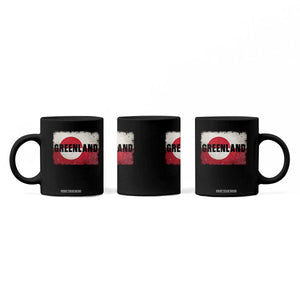 Greenland Pride Patriotic Greenlander Heritage Vintage Flag Coffee Mug TS11 Print Your Wear