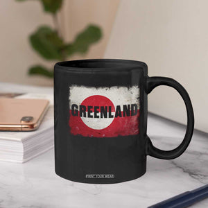 Greenland Pride Patriotic Greenlander Heritage Vintage Flag Coffee Mug TS11 Print Your Wear