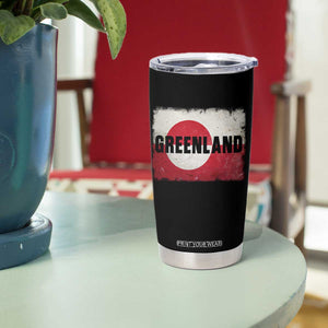 Greenland Pride Patriotic Greenlander Heritage Vintage Flag Tumbler Cup TS11 Print Your Wear