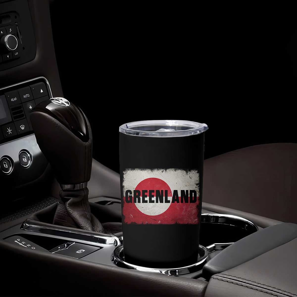 Greenland Pride Patriotic Greenlander Heritage Vintage Flag Tumbler Cup TS11 Print Your Wear
