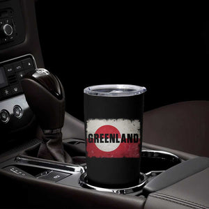 Greenland Pride Patriotic Greenlander Heritage Vintage Flag Tumbler Cup TS11 Print Your Wear