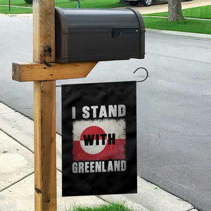 I Stand With Greenland Garden Flag Support Greenlanders Vintage Greenland Flag TS11 Print Your Wear