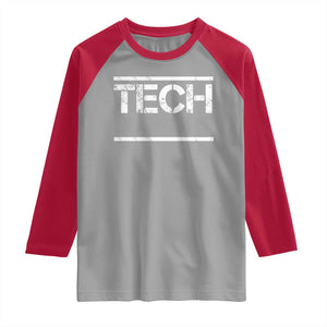 Funny Tech Support DOGE Raglan Shirt Trump Strips TS11 Sport Gray Red Print Your Wear