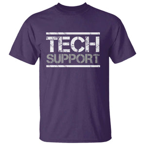 Funny Tech Support DOGE T Shirt Trump Strips TS11 Purple Print Your Wear
