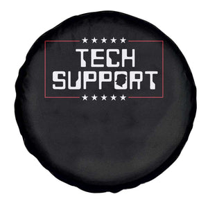 Funny Tech Support DOGE Spare Tire Cover Trump Musk Star TS11 Print Your Wear