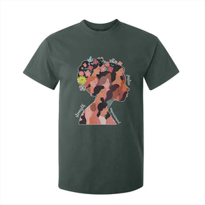 International Women's Day T Shirt For Kid Justice Strength Empowerment Feminist TS11 Dark Forest Green Print Your Wear