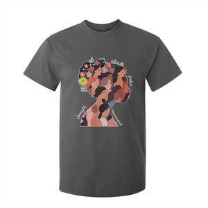 International Women's Day T Shirt For Kid Justice Strength Empowerment Feminist TS11 Dark Heather Print Your Wear